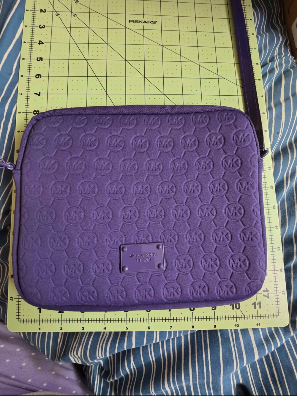 Michael Kors Lavender Purple Crossbody Zip Pouch